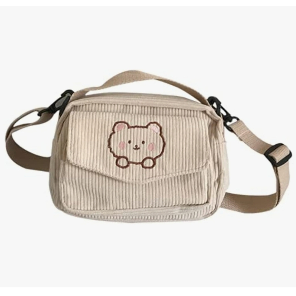Kawaii Purse Crossbody Bag Kawaii Wallet Kawaii Crossbody Bag Kawaii Corduroy Pu